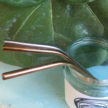 Load image into Gallery viewer, Stainless Steel Straws - nudemarket